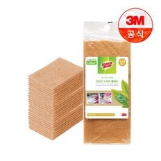 신세계라이브쇼핑 [3M]일회용 원데이 그린수세미 플러스 제로스크래치 리필 30입