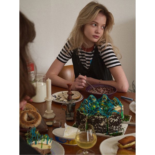 Silky Side Pocket dress (Black)