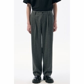 커스텀멜로우 Grey Relaxed Fit Wool Pants_CWPAW24841GYD