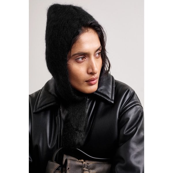 타이 디테일 모헤어 울 블렌드 후드 46376663162904428