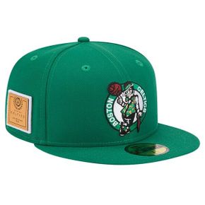 [해외] 1036980 뉴에라 모자 NBA 보스턴 셀틱스 Court Sport Leather Applique 59FIFTY Fitted H