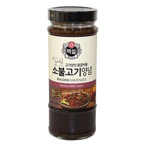 씨제이 소불고기양념 백설 500G 불고기양념 서치생활