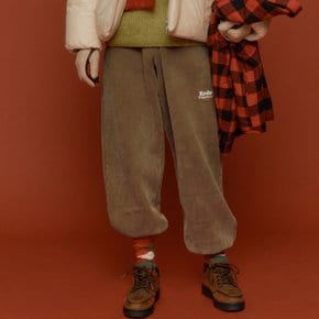 [공식](정상가 : 139,000원) 레인보우 스노우워싱 기모 조거 팬츠 BROWN