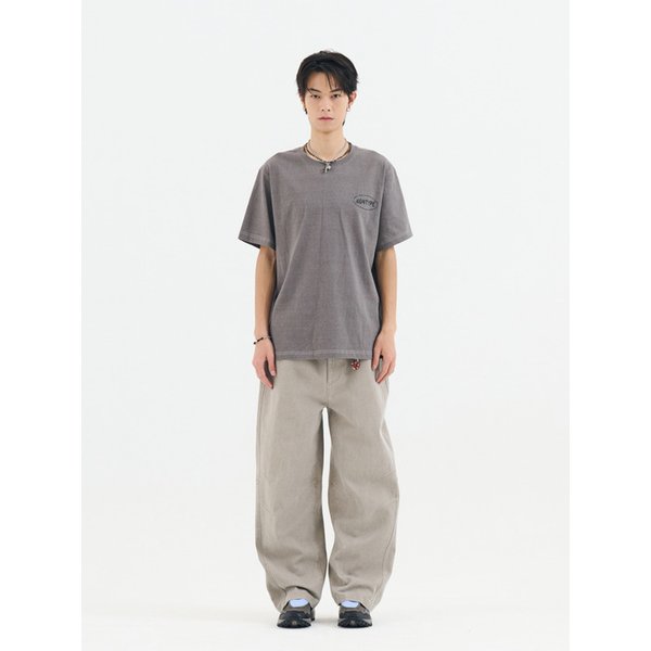 FADED BACK PRINT SYMBOL T-SHIRT (LIGHT PURPLE)