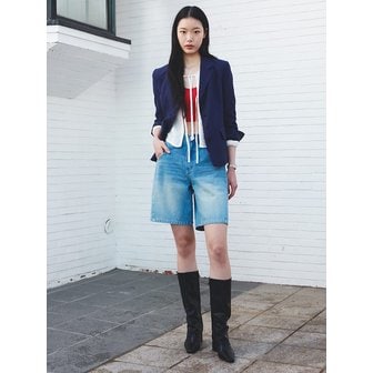 구호 플러스 Back Button Regular Fit Jacket  Navy (KE5311M10R)