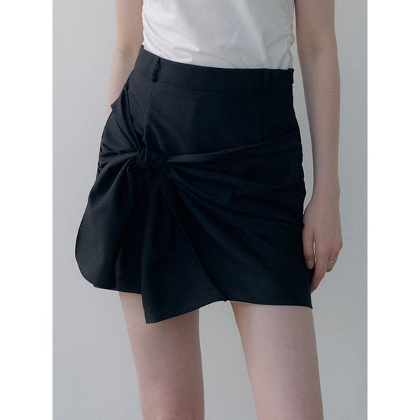 ribbon detail skirt pants (black) orc 6003