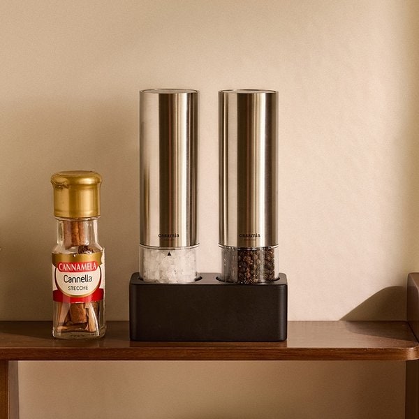 메이트 전동 소금후추 그라인더 2P (받침 포함)