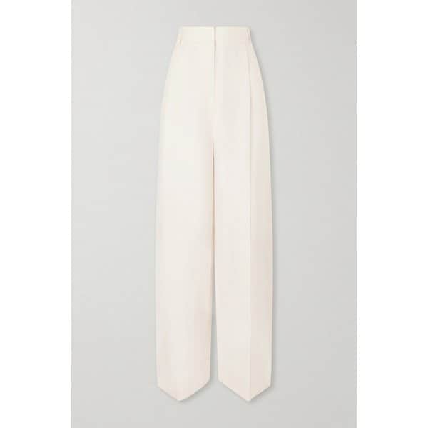 로저 리넨 울 블렌드 와이드 팬츠 46376663162953737