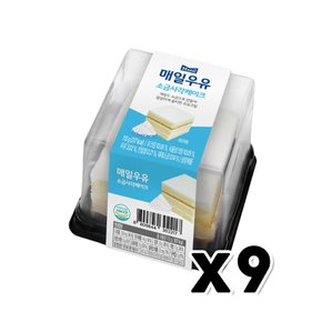 매일우유 소금사각케이크 디저트간식 110g x 9개