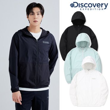 디스커버리 [24S/S] 디스커버리 DMWJ63043 남성 경량 하이브리드 바람막이 자켓 방풍 재킷