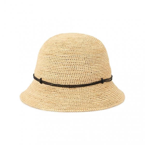 [부산점] 빌라 6 여성 클로슈햇 HAT50136 NATURAL CHARCOAL