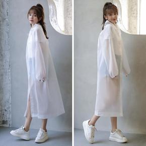 남녀공용 레인코트 다회용 고급우의 EVA 우비 (S12060857)