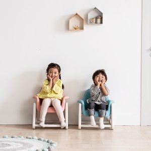 리바트 뚜뚜 높이조절 아이 의자 (핑크,블루)