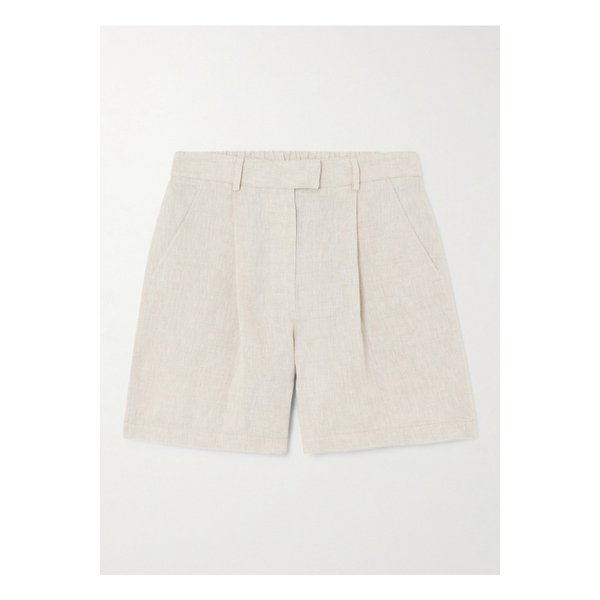 브루넬로쿠치넬리 플리츠 리넨 쇼츠 베이지 1647597355277471