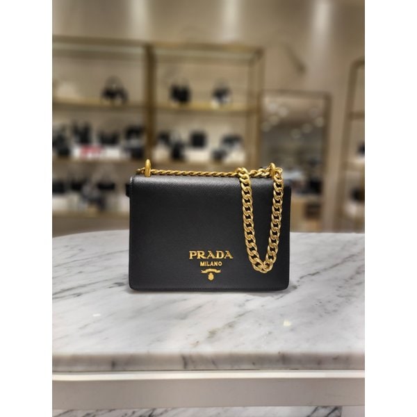 [시흥점] [프라다] 여성 사피아노 메탈 체인 미니 숄더백 1BD133-2EDV-F0002