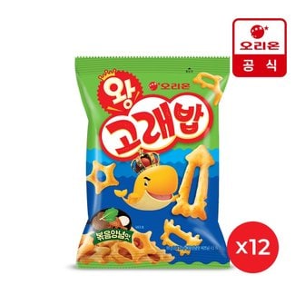 오리온 왕고래밥 볶음양념맛 M(56g) x12개