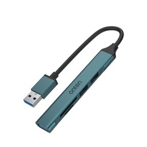 3포트 멀티허브 카드리더기 / TF SD카드 USB허브 3ports