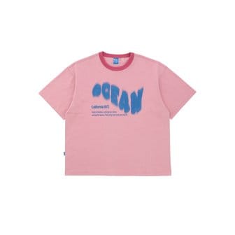 원더플레이스 BLURRY LOGO T-SHIRT [2 COLOR]