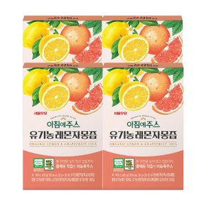 아침에주스 유기농 레몬자몽즙 20gx30포 4개