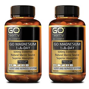 고헬씨 마그네슘 원어데이 Magnesium 500mg 60정 2개