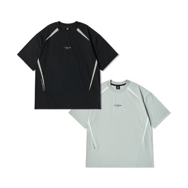 라이프워크 절개 배색 벤츄리 반팔 티셔츠 LW252TS482