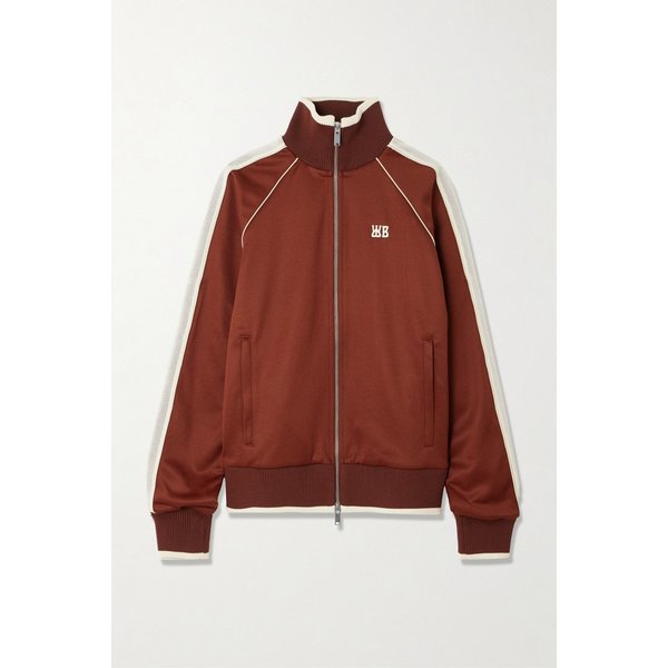 앤섬 자수 메쉬 트림 저지 트랙 재킷 46376663162975265