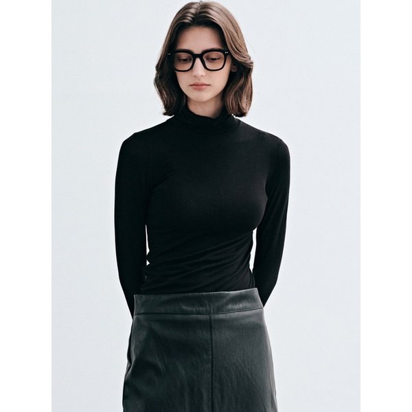 ESSENTIAL SLIM TURTLENECK_CLASSIC BLACK