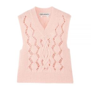 CABLE MICHIGAN TANK DELICATE PINK FISHERMAN WOOL (W4243CD) (케이블 미시간 탱크)