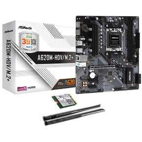 ASRock A620M-HDV/M.2+ + WiFi6E 모듈 패키지 에즈윈