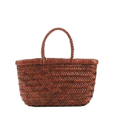 드래곤디퓨전 여성 미니 플랫 고라 토트백 (8809 TAN BLACK EDGE) 25SS