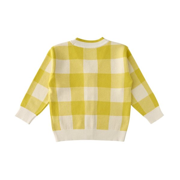 [여주점] [오프라벨 여주점] 블루독 (YE) 수피마체크가디건 (25125-200-01)