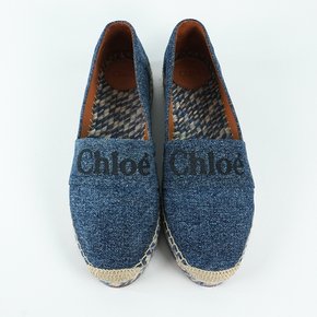 CHC23U835CU45D 끌로에 데님 에스퍄듀 플랫 DENIM 36