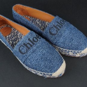 CHC23U835CU45D 끌로에 데님 에스퍄듀 플랫 DENIM 36