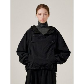 Anorak hood jumper (Black)