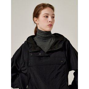 Anorak hood jumper (Black)