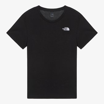 노스페이스 [노스페이스 공식] NT7UR40B 여성 벨리아 반팔 티셔츠_BLACK