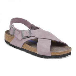 우먼 Birkenstock 툴룸 소프트 풋베드 스웨이드 - 페이디드 퍼플 1028821