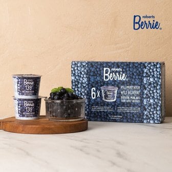  로버츠베리에 야생 빌베리 슈퍼 과채음료 139 1박스(100ml x 6팩)