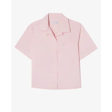 라코스테 25SS 여성 타입라이터 반팔 셔츠 CF099E-55G T03