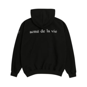 ADLV BABY FACE HOODIE BLACK YAWN-하품