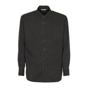 [해외배송] 오라리 셔츠 A24SS01GS WASHED BLACK