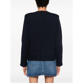 24FW 셀프 포트레이트 가디건 AW24 168C BL NAVY BLUE