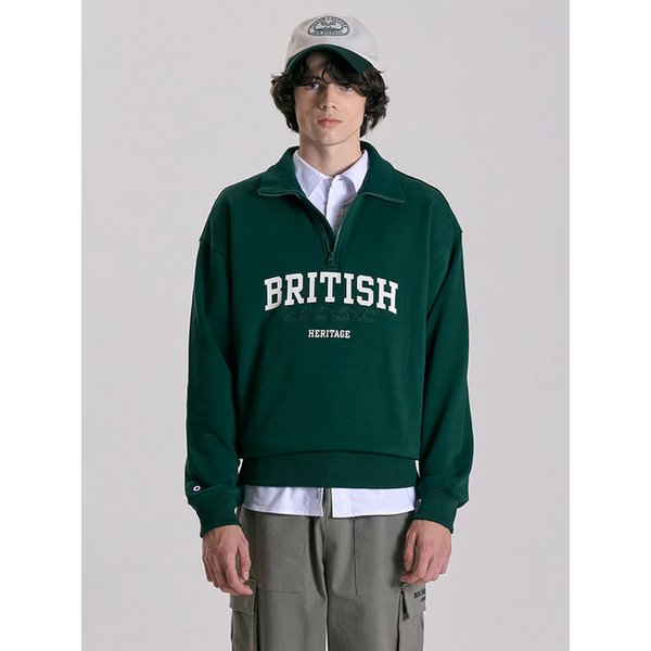 남성 브리티쉬 반집업 티셔츠 BNDTS448M