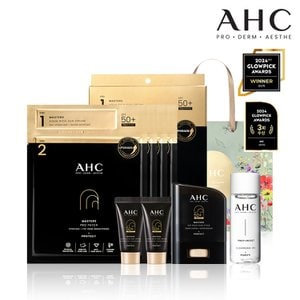 AHC [선물대전]마스터즈 에어리치선스틱14g+프로패치4매+선크림10ml+클렌징오일20ml+쇼핑백