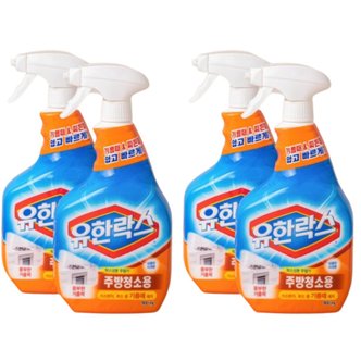  유한양행 유한락스 주방청소용 900ml x 4개 주방청소용 락스