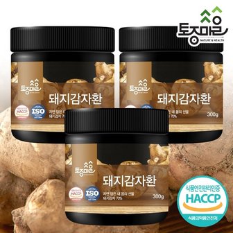  [토종마을]HACCP인증 국산 돼지감자환 300g X 3개