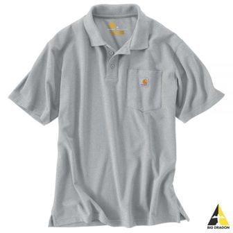 칼하트 WIP CARHARTT 칼하트 CONTRACTORS WORK POCKET POLO (K570-HGY) (컨트랙터 워크 포켓 폴로)