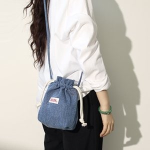 마스마룰즈 String cross bag _ 스트링백 데님