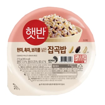  CJ 햇반 잡곡밥 210g X 36개