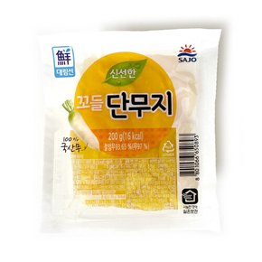 [푸른들마켓][사조] 싱그람꼬들단무지200g